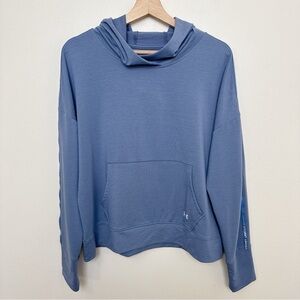 Under Armour Womens Large Soft Cowl Neck Blue Hoodie